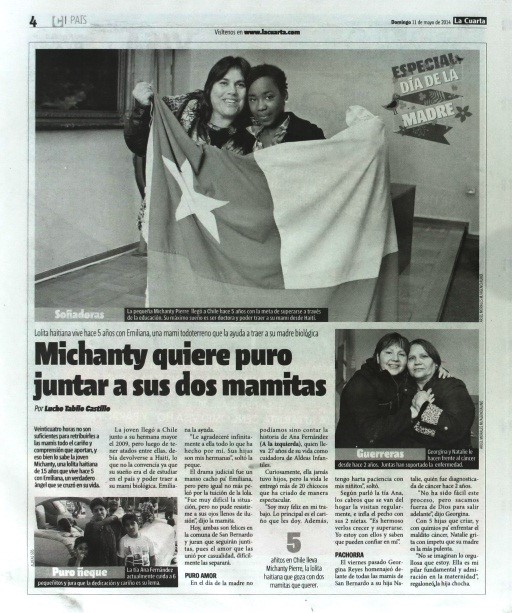 Diario La Tercera y La Cuarta reconoce vocación de nuestras Mamás ... Diario La Tercera y La Cuarta reconoce vocación de nuestras Mamás ...